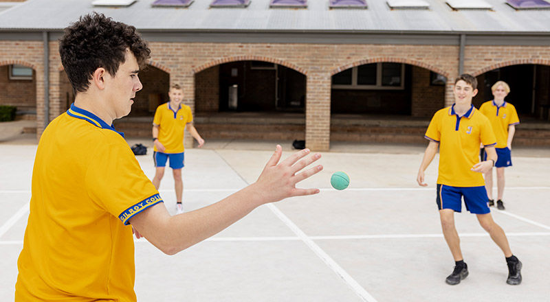 Sports facilities at Gilroy Catholic College Castle Hill