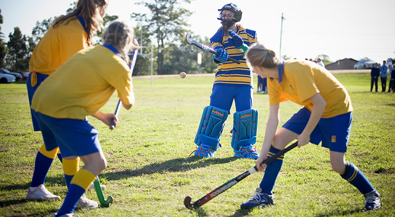 Playing fields at Gilroy Catholic College Castle Hill