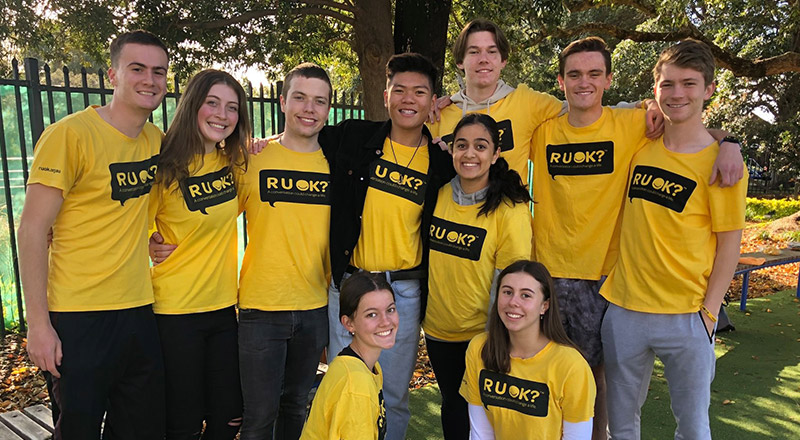 RUOK day at Gilroy Catholic College Castle Hill