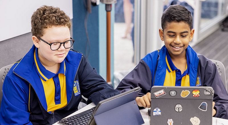 Learning devices at Gilroy Catholic College Castle Hill