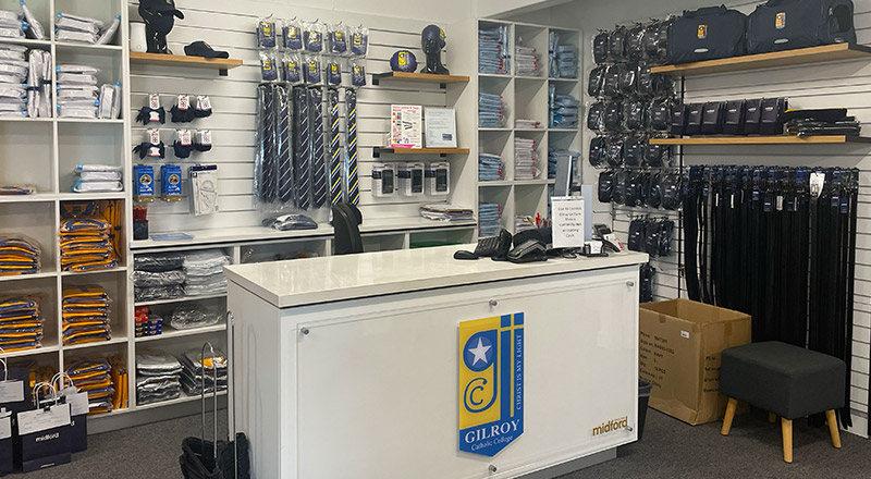 Uniforms at Gilroy Catholic College Castle Hill